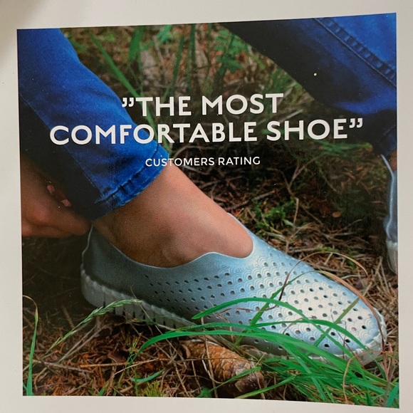 ILSE JACOBSEN Womens Gray Tulip Laser Cut Slip On Rubber Sole Shoe Size 36 - Picture 14 of 16